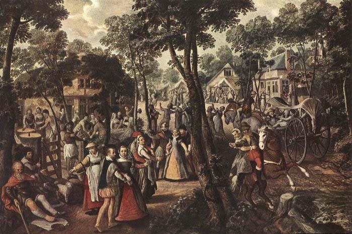 BEUCKELAER, Joachim Village Feast oil painting image